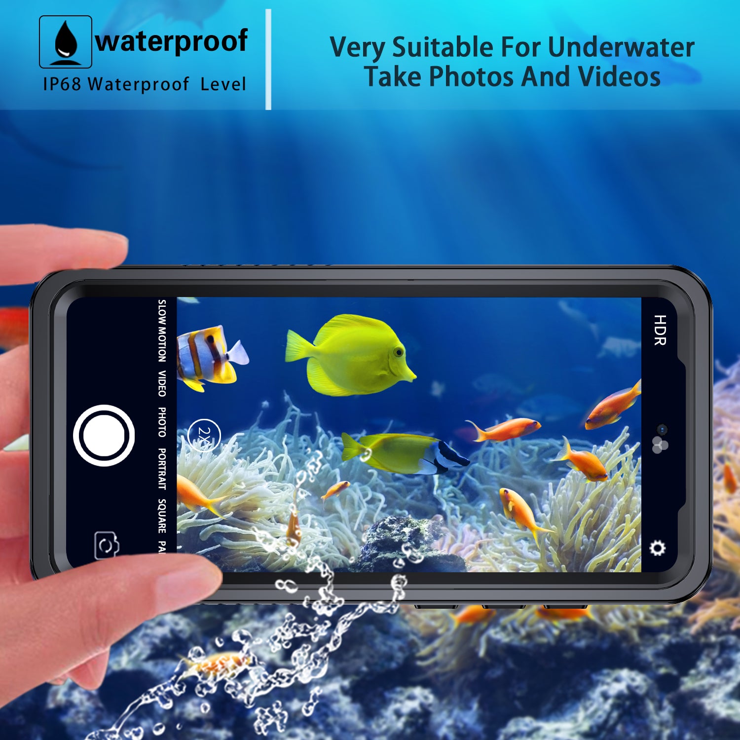 For Samsung Galaxy A72 5G FS Series IP68 Waterproof Case Clear Back Cover Anti-scratch Drop-proof Phone Case For Samsung Galaxy A72 5G FS Series IP68 Waterproof Case Clear Back Cover Anti-scratch Drop-proof Phone Case